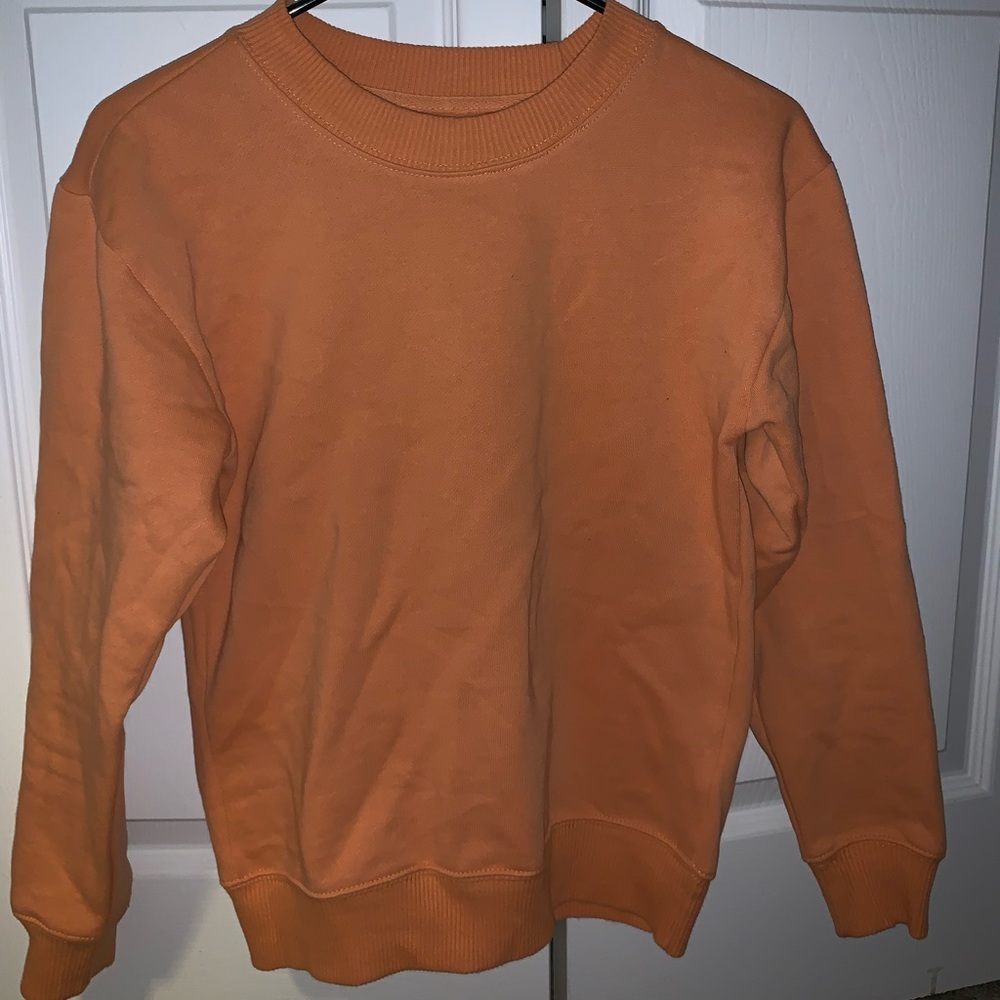 Urban Outfitters Orange Crewneck